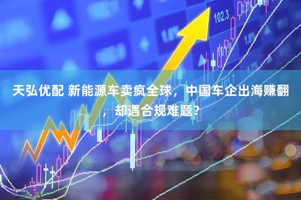 天弘优配 新能源车卖疯全球，中国车企出海赚翻，却遇合规难题？