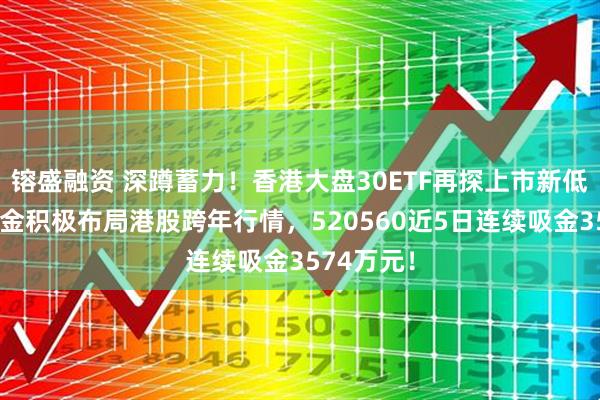 镕盛融资 深蹲蓄力！香港大盘30ETF再探上市新低！抄底资金积极布局港股跨年行情，520560近5日连续吸金3574万元！